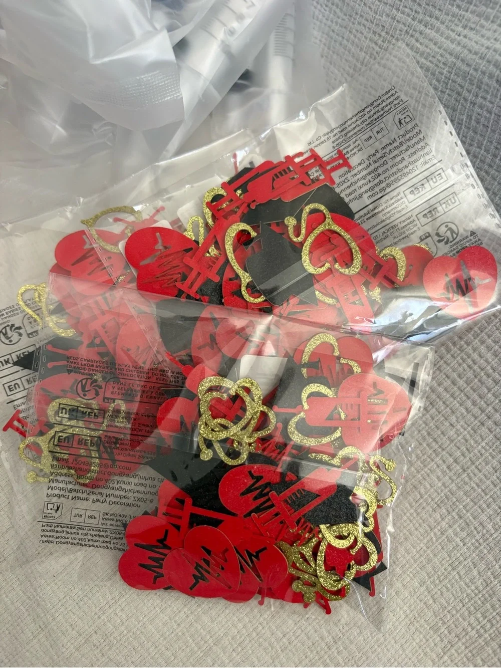Congrats Nurse Red Disposable Party Set